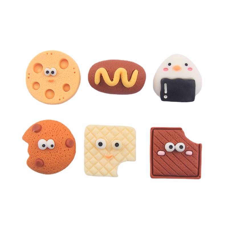 Wholesale Food Play Eye Cookies Resin Accessories Cream Glue Phone Case